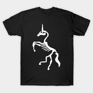 Undead unicorn pastel white T-Shirt